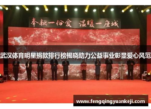 武汉体育明星捐款排行榜揭晓助力公益事业彰显爱心风范